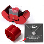 Flag Village Niche Mother's Day Gift Clavicle Chain Apple Box Set