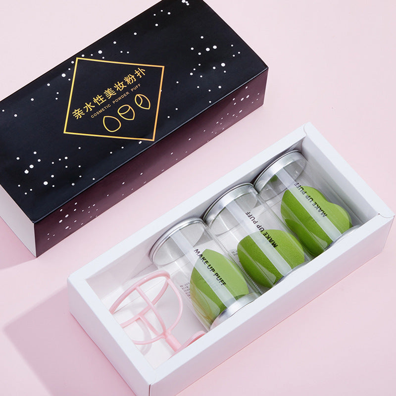 Flag Village Gift Box Cosmetic Egg Set Super Soft Smear-proof Makeup Tools