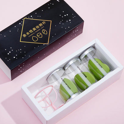 Flag Village Gift Box Cosmetic Egg Set Super Soft Smear-proof Makeup Tools
