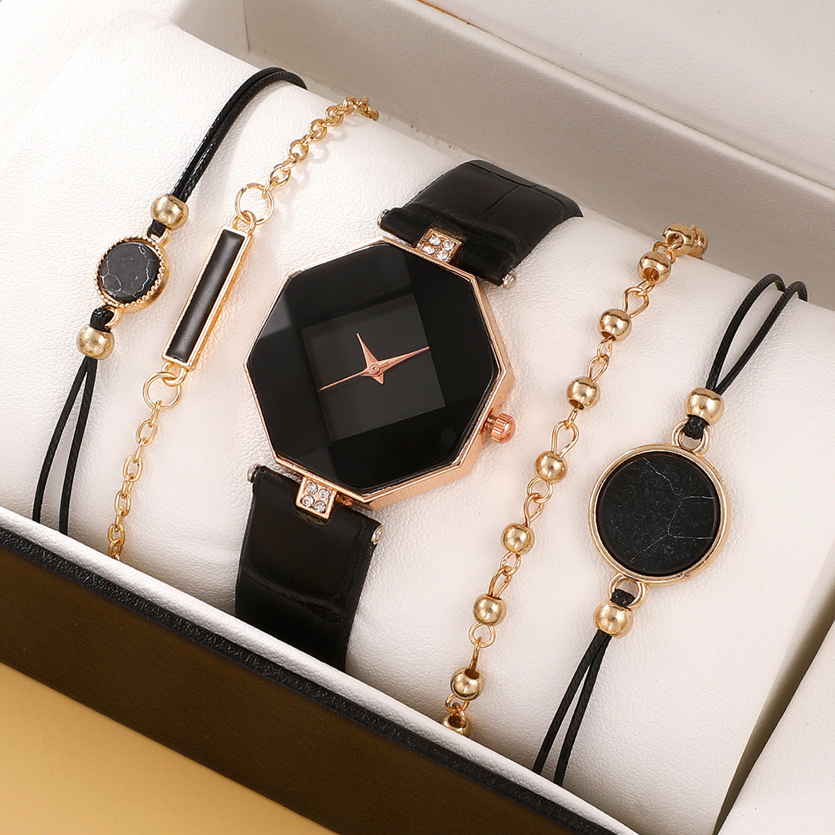 Flag Village Women's Watch Korean-style Retro Artistic Personalized Minority Trendy Quartz Gift Box