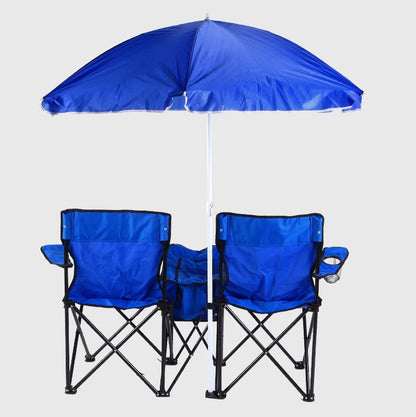 Flag Village Outdoor Double Portable Camping Folding Chair