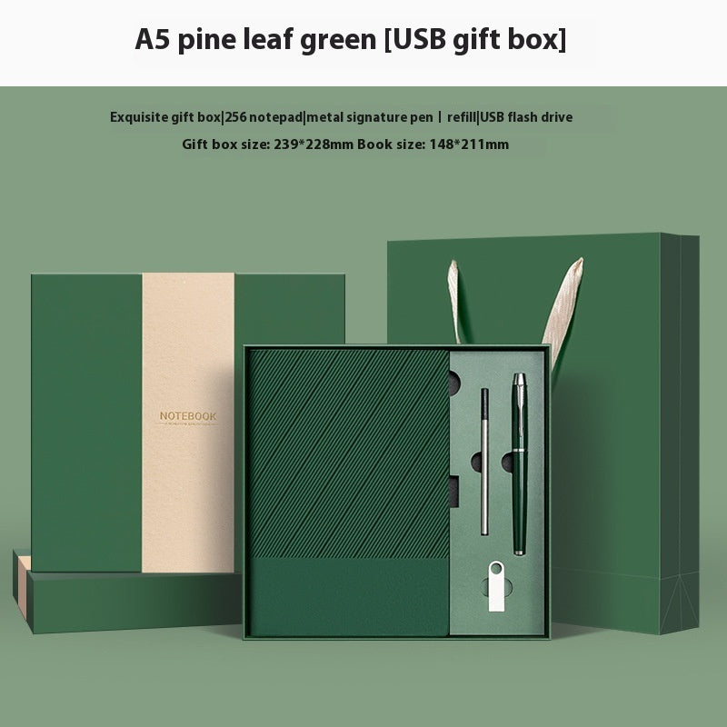 Flag Village Notebook Gift Box Vacuum Cup Set Business Gift Company Activity High-end Practical Gift