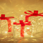 Flag Village Christmas Gift Box Three-piece Set Gift Decoration