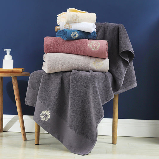 Flag Village Cotton Bath Towel Embroidery Set Towel Gift Box