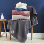 Flag Village Cotton Bath Towel Embroidery Set Towel Gift Box