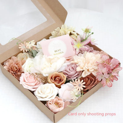 Flag Village Flower Box Wedding Birthday Party Gift Wedding Bridesmaid Bridal Bouquet
