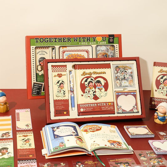 Flag Village Cute Ledger Sticker Gift Box Set