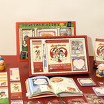 Flag Village Cute Ledger Sticker Gift Box Set