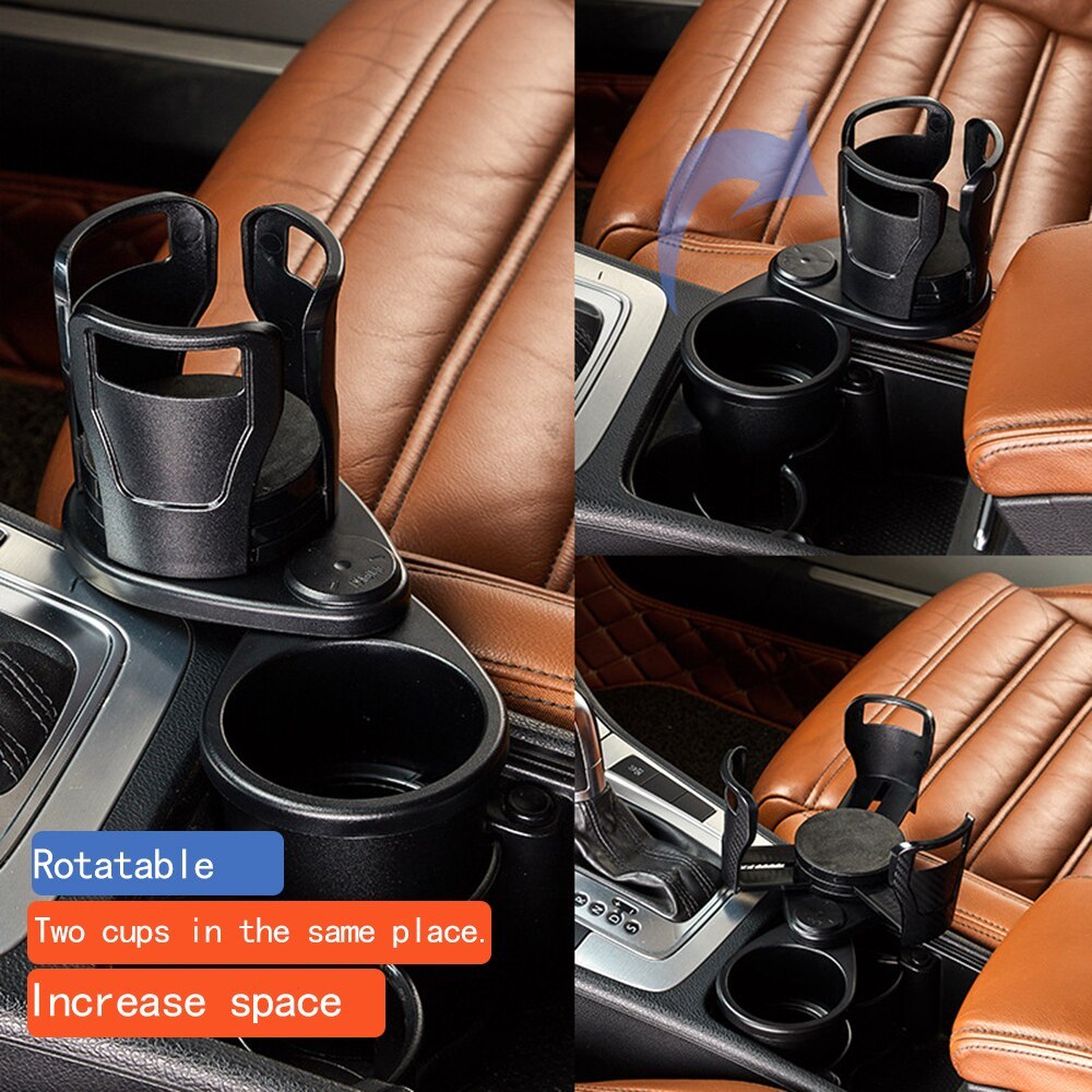 Flag Village Auto Tools Foldable Car Cup Holder Drinking Bottle Holder Cup Stand Bracket Sunglasses Phone Organizer Stowing Tidying Car Styling