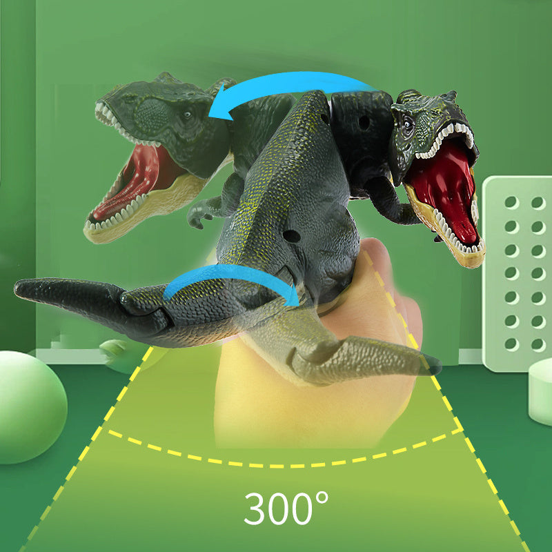 Flag Village Children Decompression Dinosaur Toy Creative Battery-free Telescopic Spring Swing Dinosaur Fidget Toys Christmas Gifts For Kids