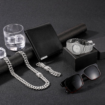 Flag Village 5-piece Men's Watch Gift Box Set