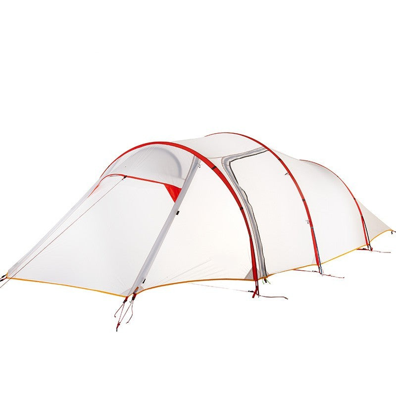 Flag Village Static Nebula Layer  Light 3 Person Tunnel Tent Outdoor Mountaineering Camping