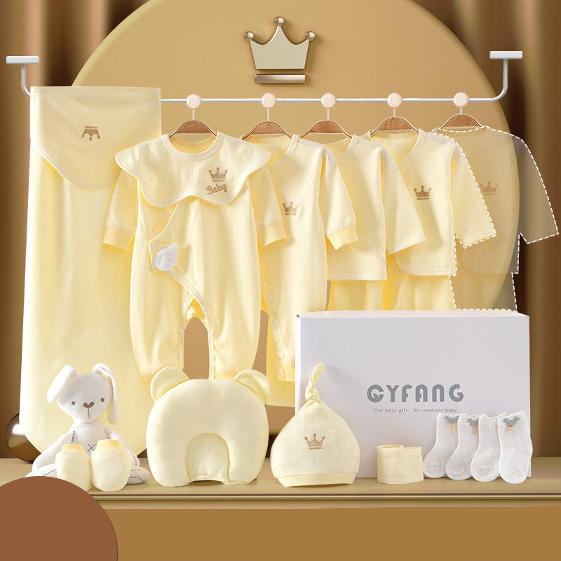 Flag Village Baby Clothes Autumn And Winter Newborn Gift Box Set