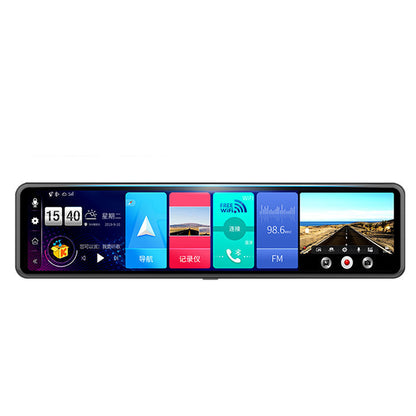 Flag Village Auto Tools 12 Inch 4G Smart Streaming Media Driving Recorder