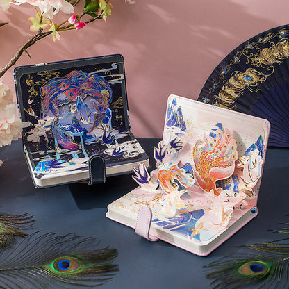 Flag Village Tianlanlu Peacock Fu Series Handbook Gift Box Set