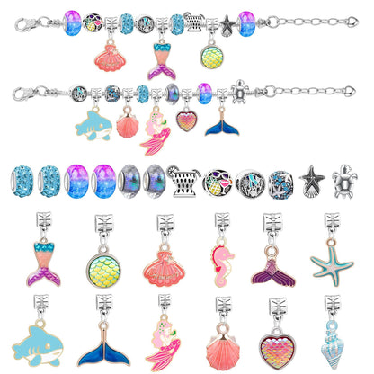 Flag Village New Year Countdown Children's Gift Set Underwater World Animal Cartoon Pendant Bracelet Blind Box