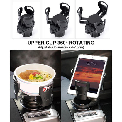 Flag Village Auto Tools Foldable Car Cup Holder Drinking Bottle Holder Cup Stand Bracket Sunglasses Phone Organizer Stowing Tidying Car Styling