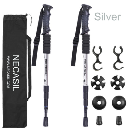 Flag Village Newcastle Four-section Trekking Straight Trekking Poles