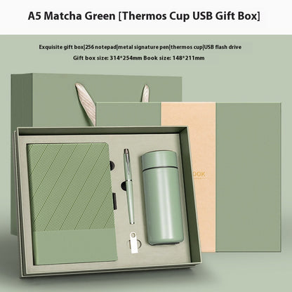 Flag Village Notebook Gift Box Vacuum Cup Set Business Gift Company Activity High-end Practical Gift