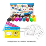 Flag Village Children's Graffiti Painting Stationery Coloring Early Education Gift Box