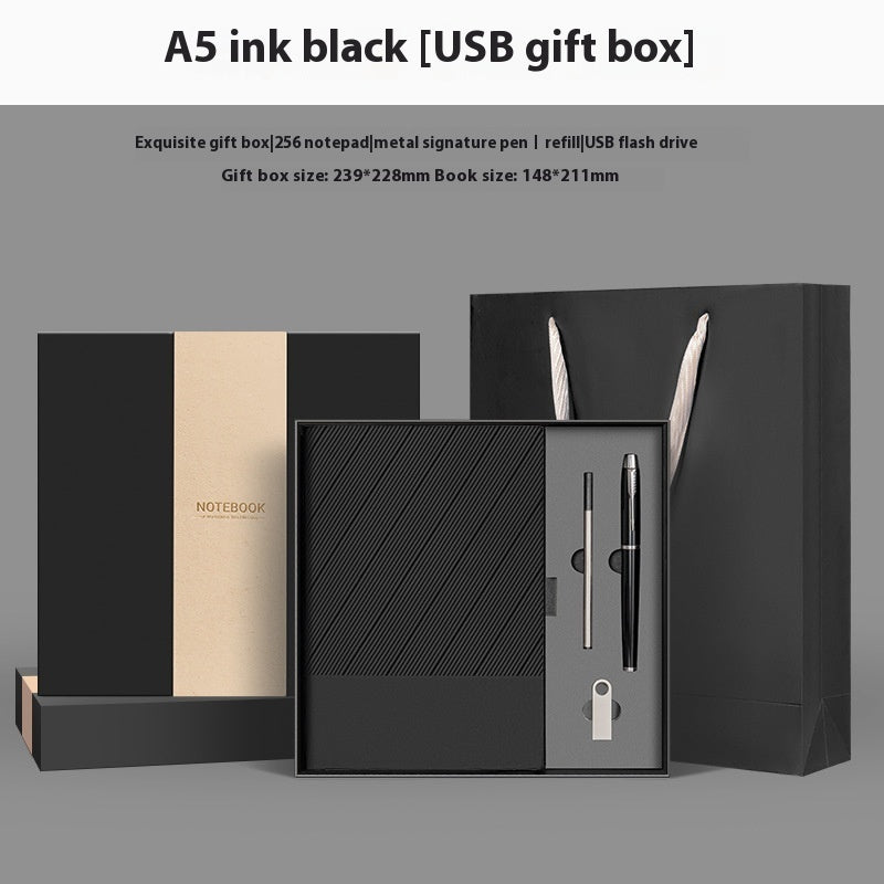 Flag Village Notebook Gift Box Vacuum Cup Set Business Gift Company Activity High-end Practical Gift