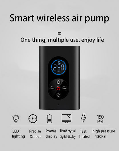 Flag Village Auto Tools Outdoor Car Accessories Smart Wireless Air Pump
