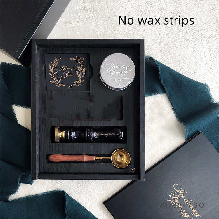Flag Village Fire Lacquer Seal Fire Lacquer Gift Box Set Wax Strips