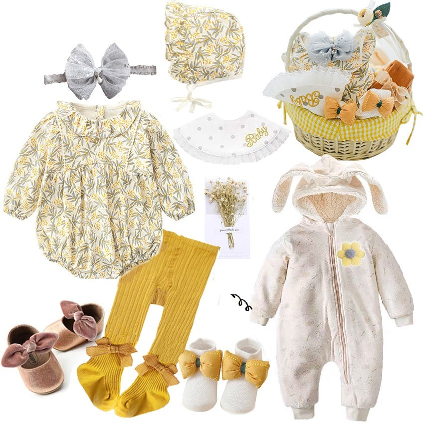 Flag Village Four Seasons Baby Clothes Gift Box Newborn Set