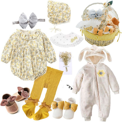 Flag Village Four Seasons Baby Clothes Gift Box Newborn Set