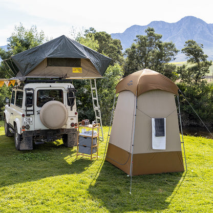 Flag Village Single Person Sun Protection Folding Changing Shed Mobile
