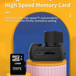Flag Village Retro Mini Camera With Screen Indoor Home Outdoor 1080p HD Portable Very Small Camera Video Support Holiday Gifts