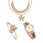 Flag Village Women's Five-piece Gift Box Quartz Wrist Watch