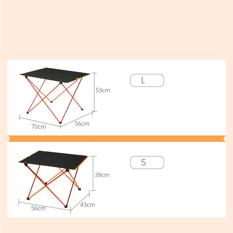 Flag Village Folding Tables And Chairs Aluminum Alloy Portable