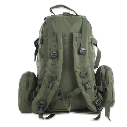 Flag Village 50L Outdoor Backpack Molle Military Tactical Backpack Rucksack Sports Bag Waterproof Camping Hiking Backpack Travel