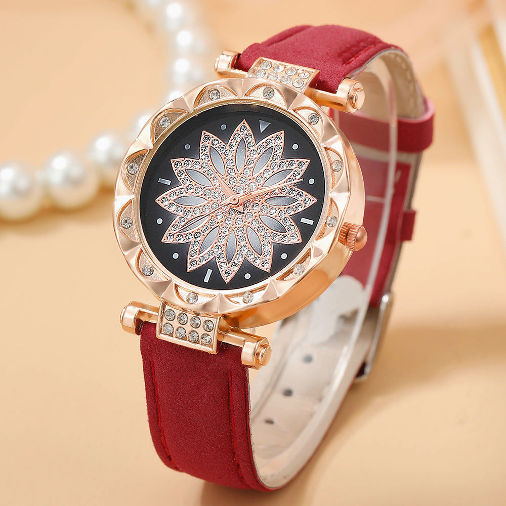 Flag Village Quartz Watch Five-piece Gift Box