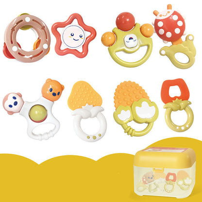 Flag Village Baby Rattle Plastic Toy Gift Box Set