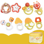 Flag Village Baby Rattle Plastic Toy Gift Box Set