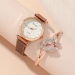 Flag Village Women's Five-piece Gift Box Quartz Wrist Watch