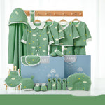Flag Village Pure Cotton Spring And Autumn Newborn Baby Gift Box Full Moon Supplies Summer Suit
