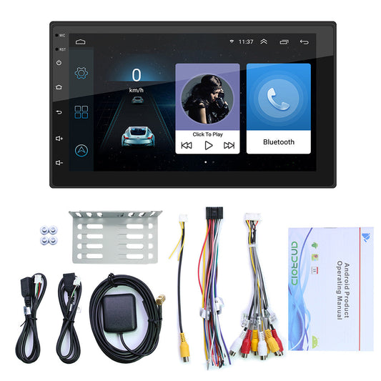 Flag Village Auto Tools Car Universal Card Radio Bluetooth Player