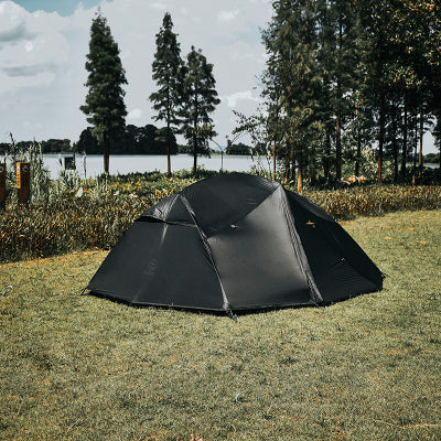 Flag Village Double Layer Anti-storm Four Seasons Aluminum Pole Tent Outdoor Camping Tent