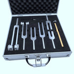 Flag Village Aluminum Alloy Tuning Fork Set Gift Box Of Six 128 256 512 1024 2048