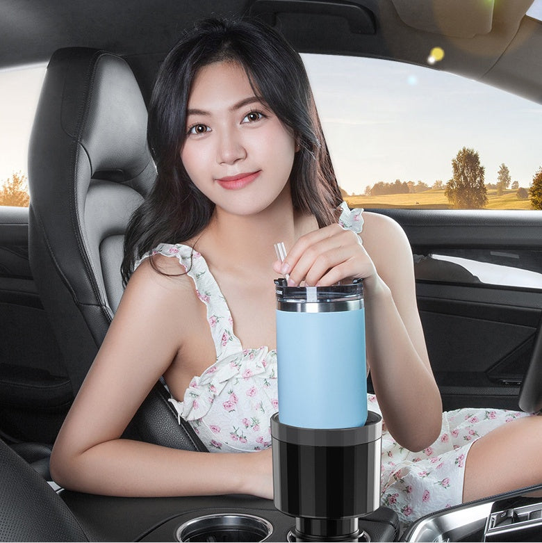 Flag Village Auto Tools Extend Car Cup Holder Expander Stable Enlarged Drink Holder For Most Extra Large Cup Bottle Adjustable Base Car Accessories