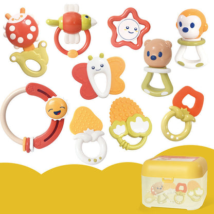 Flag Village Baby Rattle Plastic Toy Gift Box Set