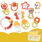 Flag Village Baby Rattle Plastic Toy Gift Box Set