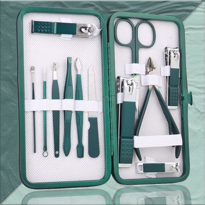 Flag Village Pedicure Knife Nail Clippers Set Box Manicure Implement Nail Clippers Set For Manicure