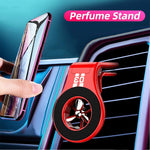 Flag Village Auto Tools Perfume Universal Air Vent Paddle Rotation Magnetic Stand Car Phone Holder