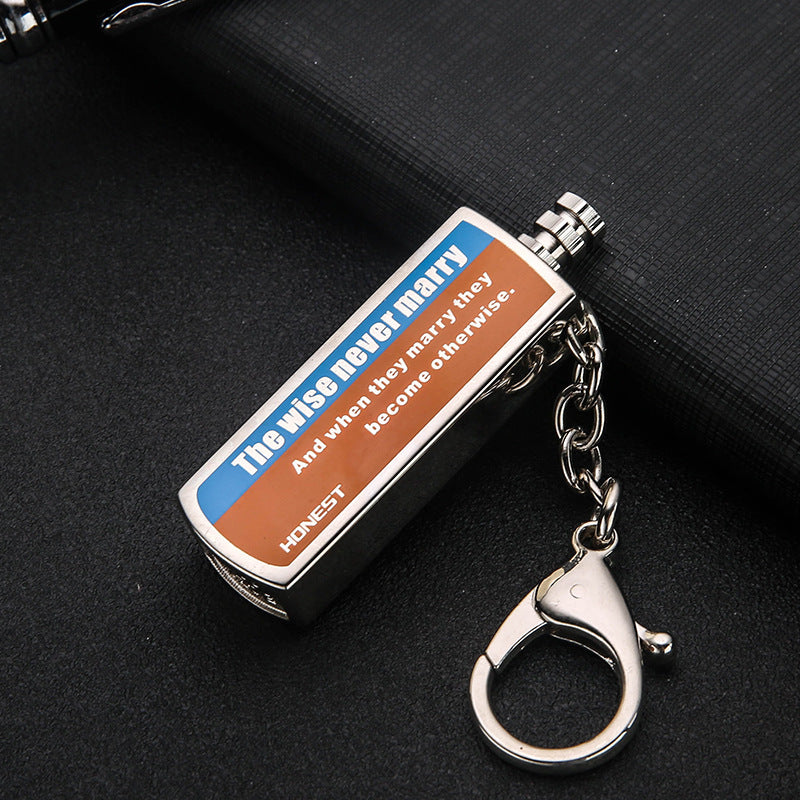 Flag Village Creative Personality Metal Waterproof Outdoor Lighter With Gift Box