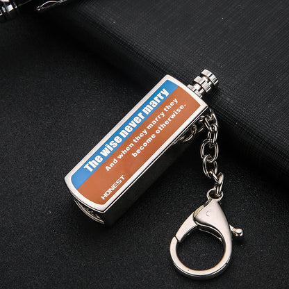Flag Village Creative Personality Metal Waterproof Outdoor Lighter With Gift Box