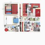 Flag Village Hand Ledger Gift Box Cute Simple Set Notebook